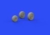 Eduard 648592 MiG-19 wheels 1/48 EDUARD, TRUMPETER